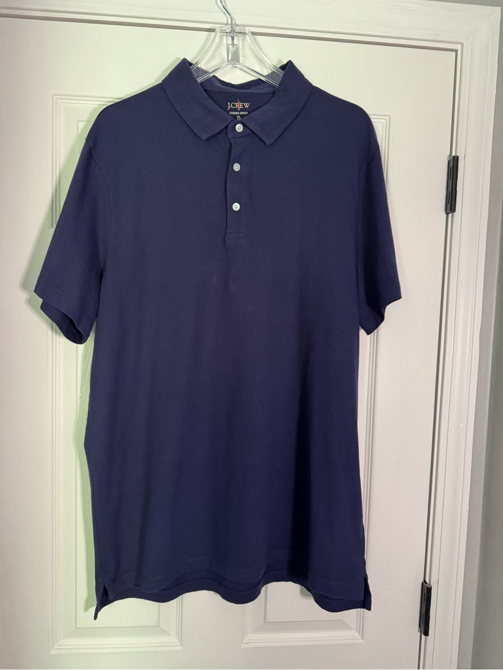 J. Crew Men's Dark Navy Polo Shirt